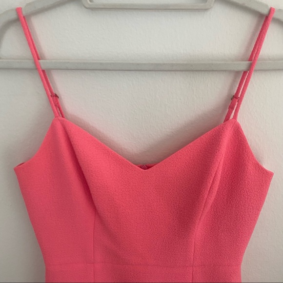 Black Halo A-Line dress in bright pink - size 6 - Picture 4 of 6